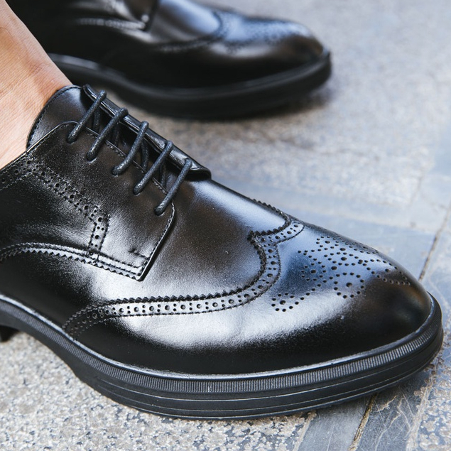 Giày Oxford Nam Công Sở Da Bò Thật Nguyên Tấm Cao Cấp