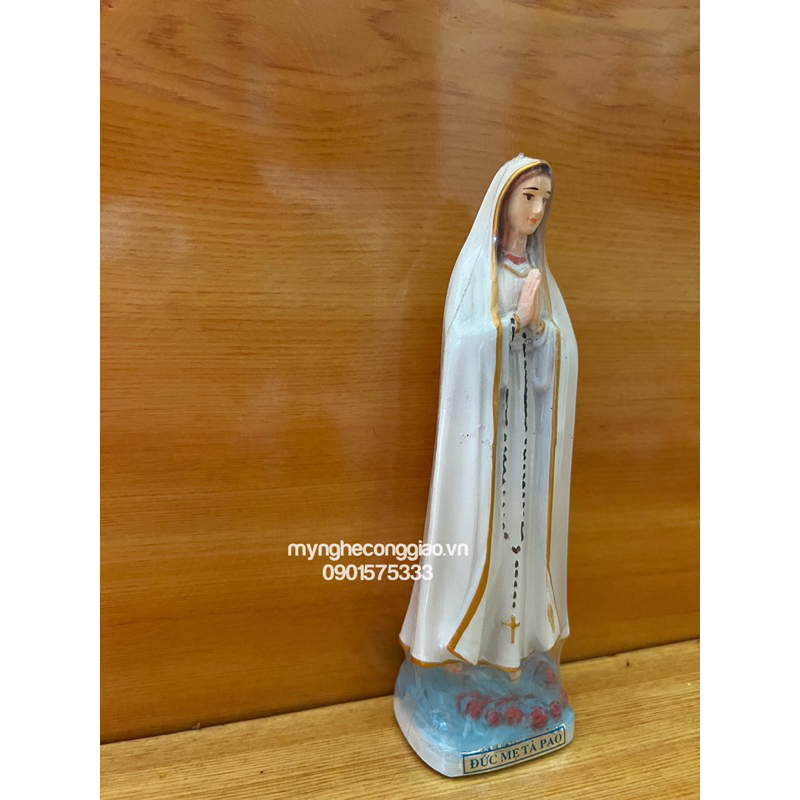 Tượng Đức Mẹ Tà Pao composit cao 15cm | Tượng công giáo mini
