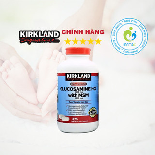 Viên uống (375v) hỗ trợ xương khớp cho người từ 18 tuổi Kirkland Signature Glucosamine HCl with MSM 1500mg, USA