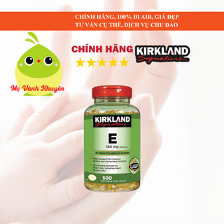 Vitamin E thiên nhiên Kirkland Signature 400 I.U, Mỹ (500v)