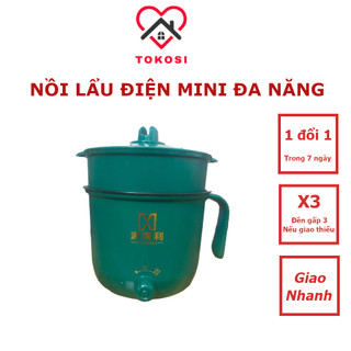 Nồi lẩu mini - nồi lẩu điện đa năng - nồi hấp, rán, chiên 1 tầng - 2 tầng