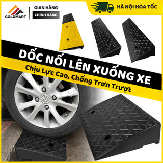 Dốc lên xuống chuyên dụng cho xe máy, ô tô chịu lực cao, bục bậc lên xuống bằng nhựa đệm cao su tam giác x364