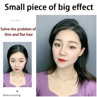 Tóc giả kẹp phồng chân tóc làm dày tóc 10cm
