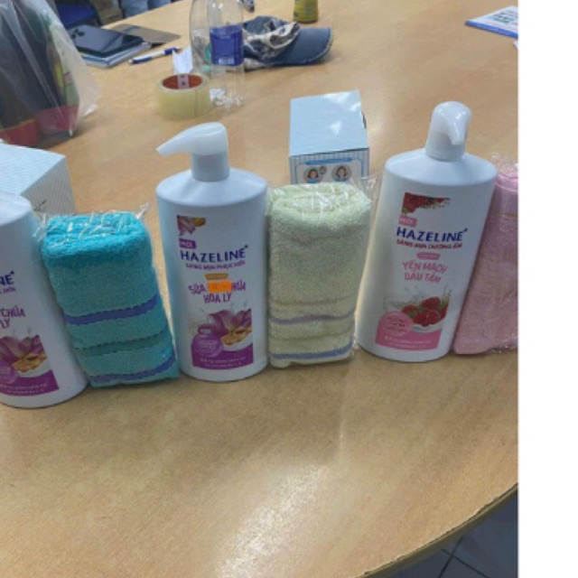 Sữa tắm hazeline sữa ông chúa 800ml tặng