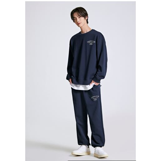 Quần dài SPAO unisex thêu đơn giản
