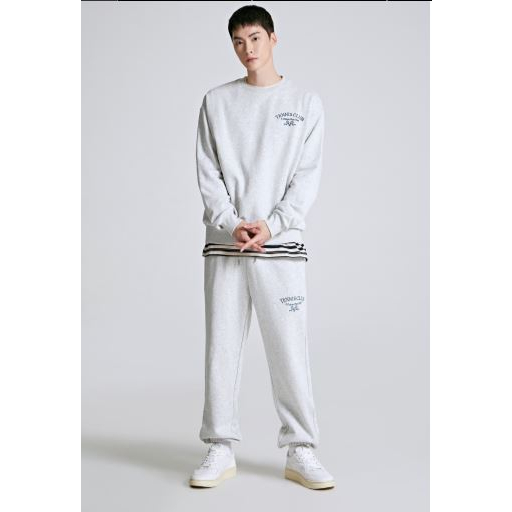 Quần dài SPAO unisex thêu đơn giản