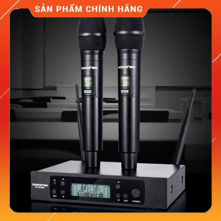 Takstar TS-3310UH - Micro Không Dây UHF Cho Phòng Học, Văn Phòng, Sân Khấu, Karaoke Gia Đình, Phạm Vi 100m