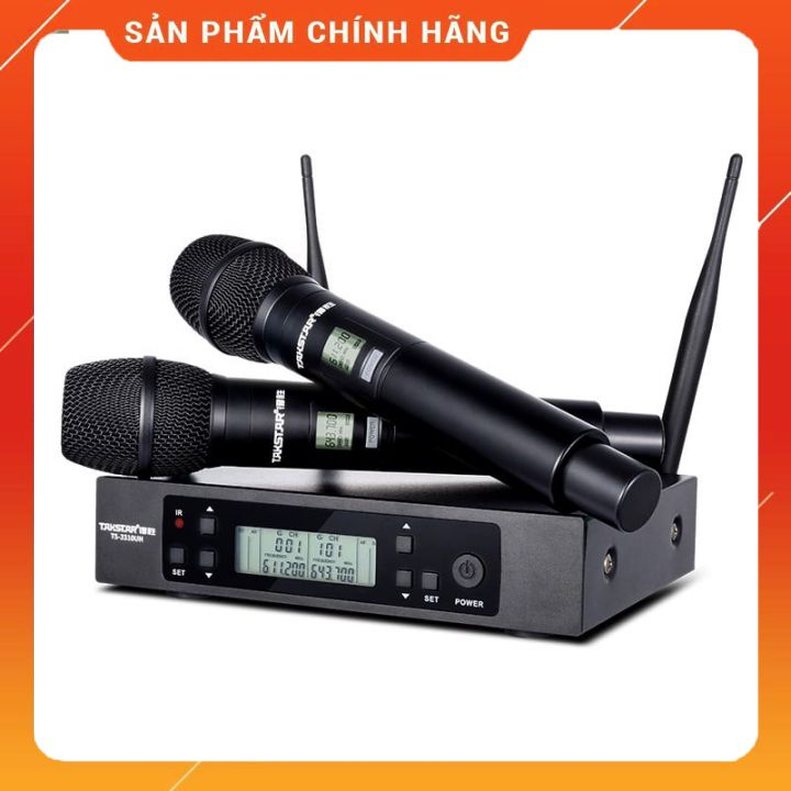 Takstar TS-3310UH - Micro Không Dây UHF Cho Phòng Học, Văn Phòng, Sân Khấu, Karaoke Gia Đình, Phạm Vi 100m