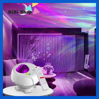 Đèn thiên hà v10 plus 2023 kiêm loa bluetooth - đèn chiếu sao, mặt trăng, mây thiên hà cực đẹp và chế độ nháy theo nhạc