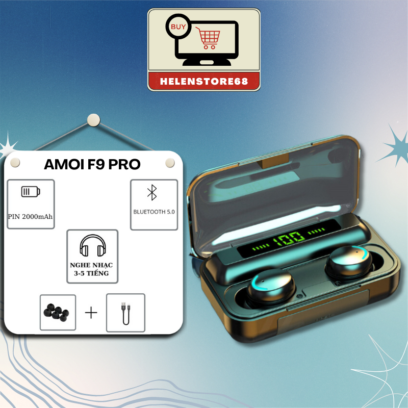 Tai Nghe Không Dây gaming M19 Kết Nối Qua Bluetooth5.1 Tai nghe helenstore68