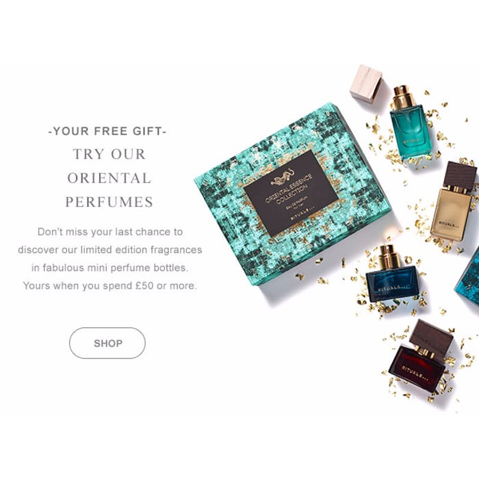 Nước hoa nữ Rituals of perfumed với 8 mùi hương phiên bản