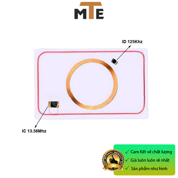 Thẻ từ RFID tần số kép 125Khz và 13.56Mhz sao chép 2 trong 1