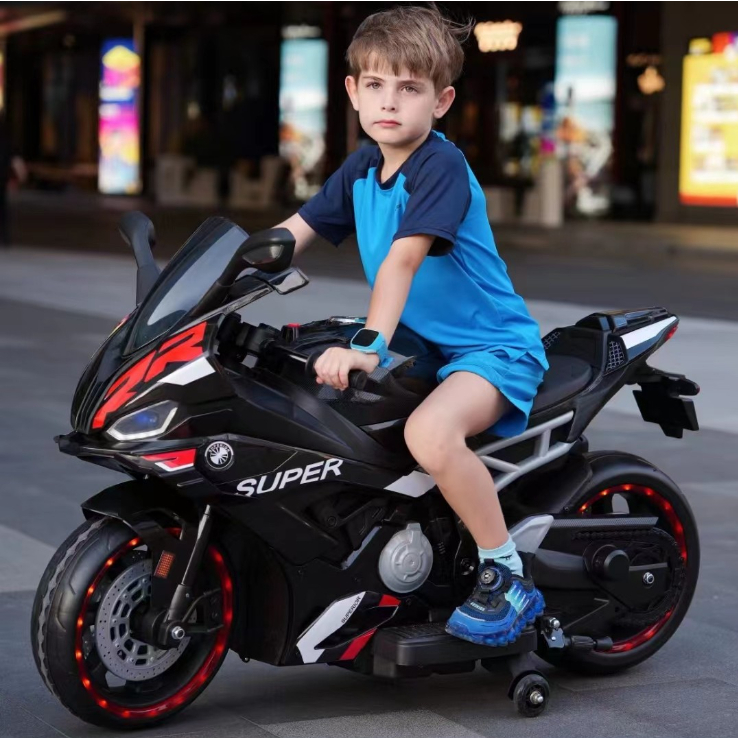 Xe Moto Điện Lớn Nhất BMW 008 Tay Ga - Ghế Da - Chân Phanh - Xe Điện Trẻ Em