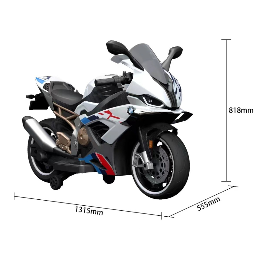 Xe Moto Điện Lớn Nhất BMW 008 Tay Ga - Ghế Da - Chân Phanh - Xe Điện Trẻ Em