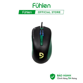 Chuột máy tính Gaming Fuhlen G90 Pro X GreenBlack có dây chính hãng Fuhlen - Bảo hành 2 năm