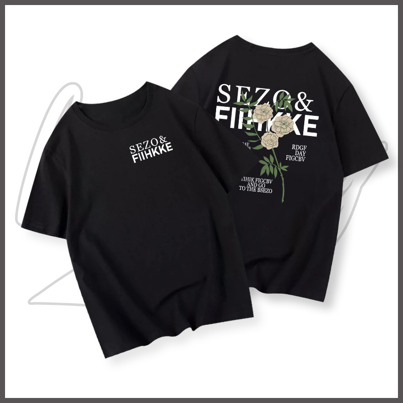 Áo thun nam trắng BEEYANBUY áo phông chất tay lỡ T-shirt unisex cổ tròn 100% cotton-Y0248