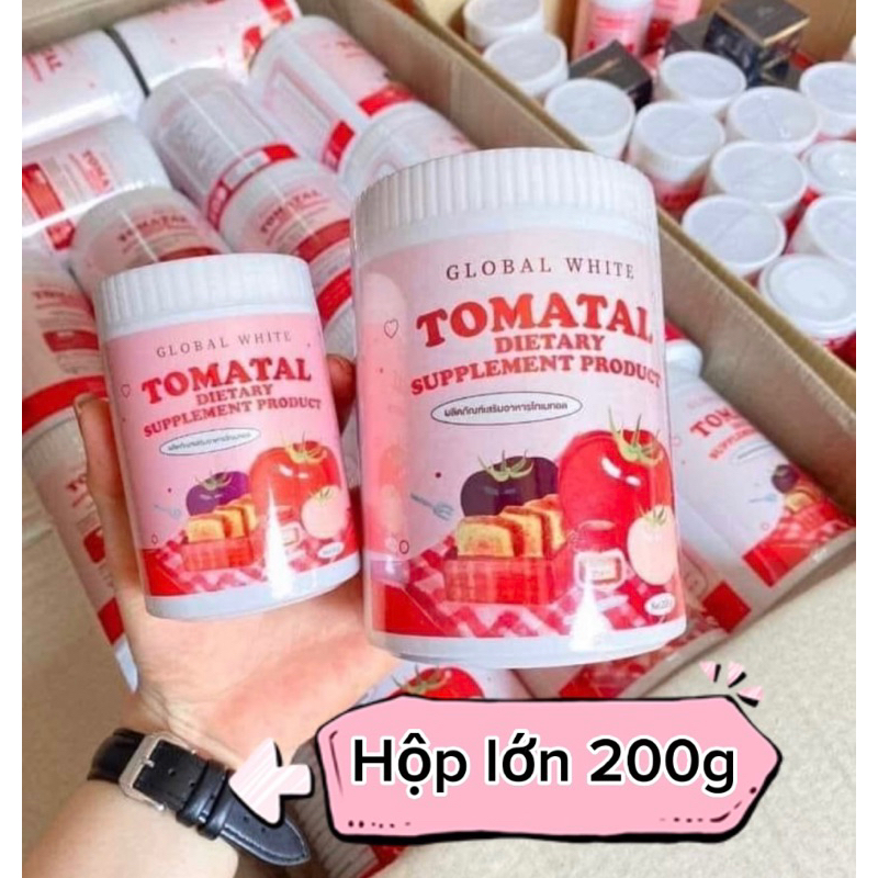 Collagen cà chua nguyên chất trắng da & giảm mụn hàng có sẵn 200g