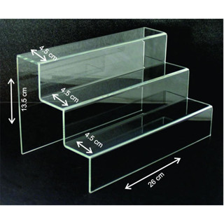 Kệ Mica Bậc thang trưng bày mô hình, sản phẩm, nhiều màu sắc