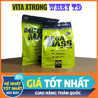 Sữa Tăng Cân Mega Mass 6lbs 2,7kg VitaXtrong - Tăng cân tăng cơ nhanh chóng