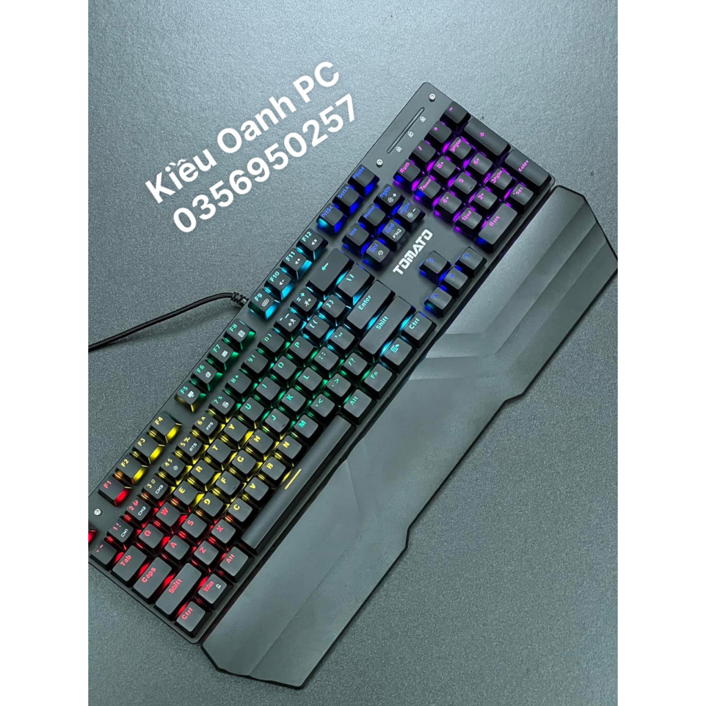 BÀN PHÍM CƠ QUANG HỌC CHÍNH HÃNG TOMATO TEAMWOLF/CHỐNG NƯỚC - Chính hãng Bảo hành 12 tháng