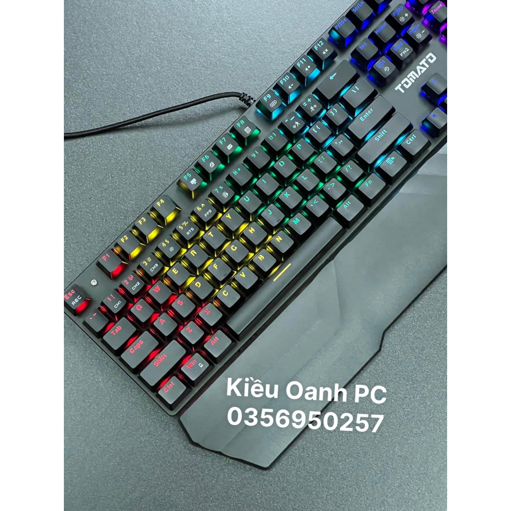 BÀN PHÍM CƠ QUANG HỌC CHÍNH HÃNG TOMATO TEAMWOLF/CHỐNG NƯỚC - Chính hãng Bảo hành 12 tháng