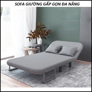 Giường sofa gấp gọn thành ghế sofa. Ghế sofa giường phong cách Hàn Quốc. Nhiều chế độ ngả lưng. .