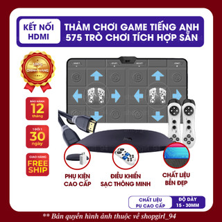Thảm chơi game kết nối tivi tiếng Anh bản quốc tế dễ sử dụng, kết nối không dây HDMI