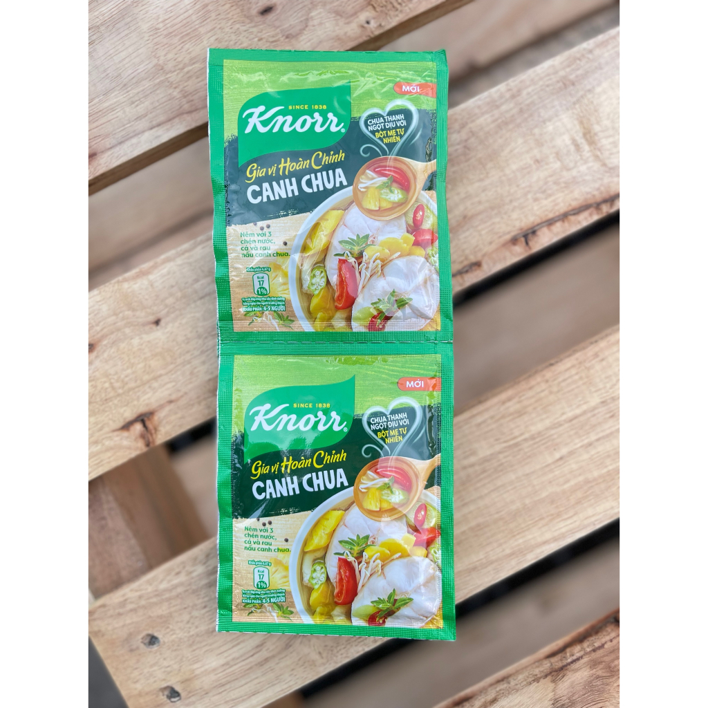 Hạt nêm Knorr  - Canh chua - Cá kho - Thịt kho - Thịt kho tàu