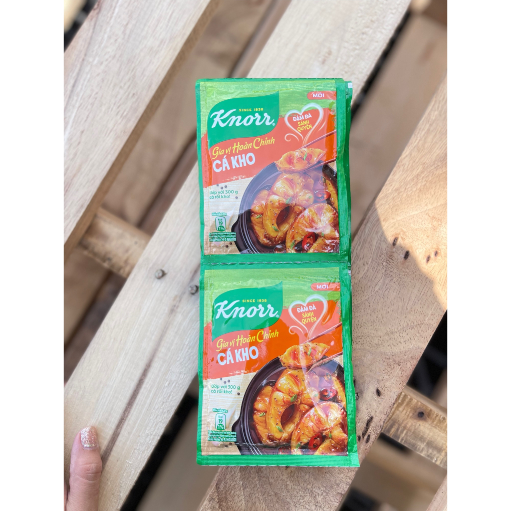 Hạt nêm Knorr  - Canh chua - Cá kho - Thịt kho - Thịt kho tàu