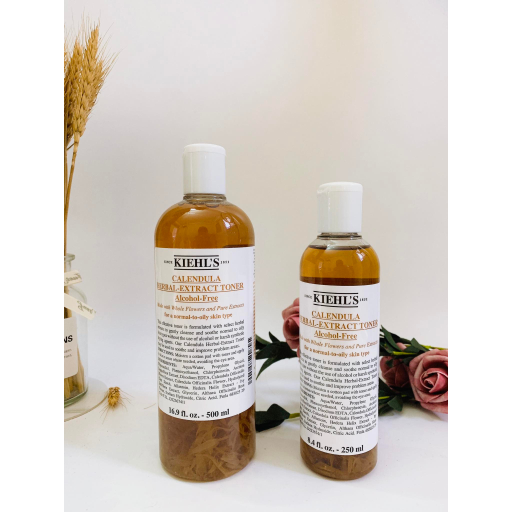 Toner hoa cúc Kiehl s Calendula Herbal Extract Alcohol-Free 500ml
