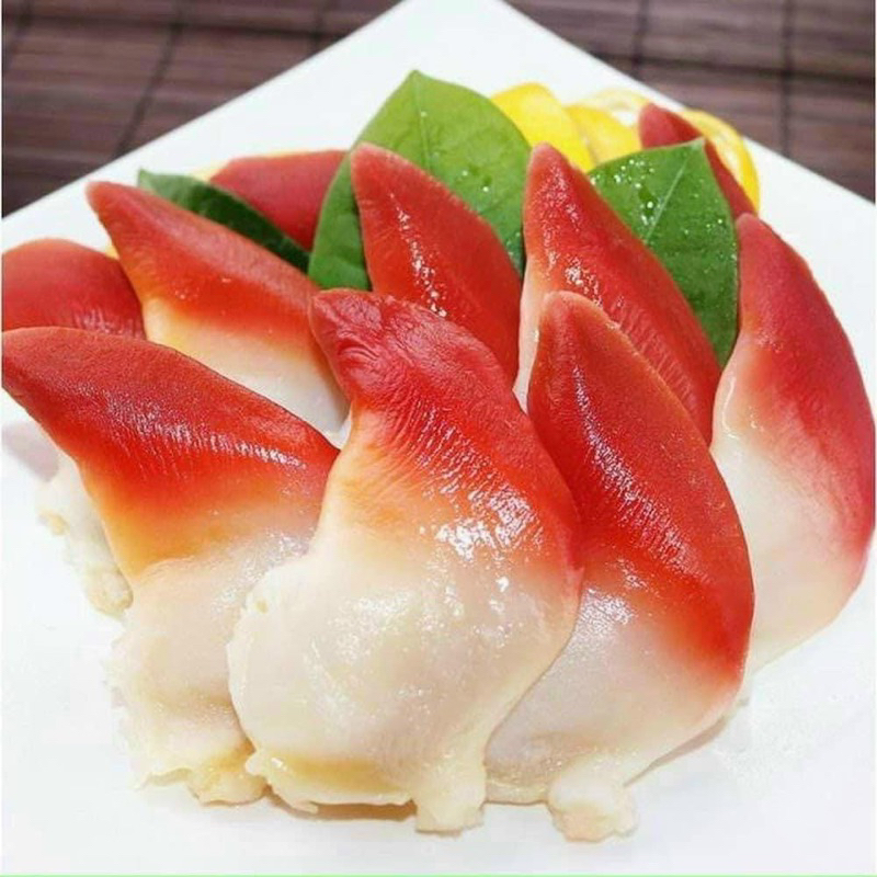 SÒ ĐỎ NHẬT BẢN HOKKIGAI SIZE L, ĂN SASHIMI, SUSHI, NHẬP KHẨU NHẬT