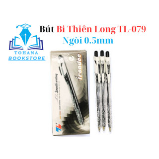 Bút bi thiên long tl-079 - bút bi bấm trendee ngòi nhỏ, đầu bi 0.5mm