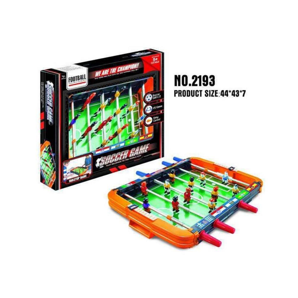 Đồ chơi bi lắc vui nhộn cho trẻ, bàn bóng đá nhiều kích cỡ cho 2 người chơi, 6 tay cầm chắc chắn, 2 bóng kèm theo
