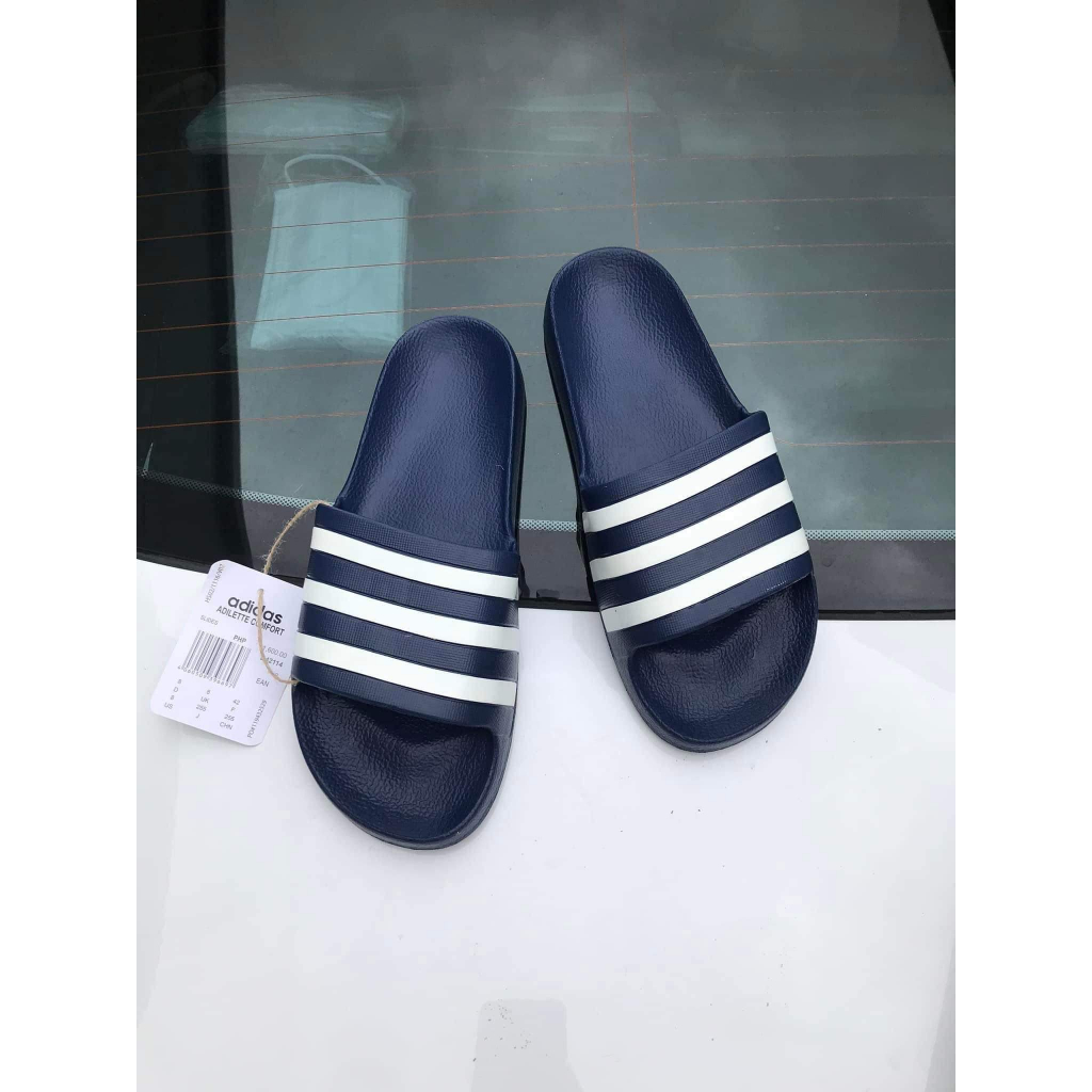 Dép Đúc Nam AdiDasS Nguyên KHối Siêu Nhẹ hoạ tiết sọc Dép Quai Ngang Chống Trượt Full Sz Nam Bảo Hành 6Tháng