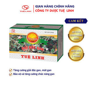 Trà Giải độc gan Tuệ Linh 5 gói - [Chính Hãng Tuệ Linh]- Giải độc và bảo vệ gan, hỗ trợ viêm gan virus, men gan cao