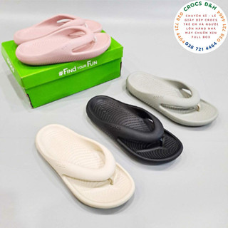 dép xỏ ngón nhựa cá sấu crocs mellow flip, đi mưa, lội nước, đi biển, chống hôi chân cho cả nam và nữ