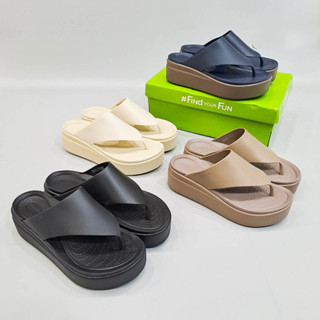 dép xỏ ngón bản to đế nhựa cá sấu crocs literide flip cho nữ đi mưa, lội nước, đi biển, chống hôi chân