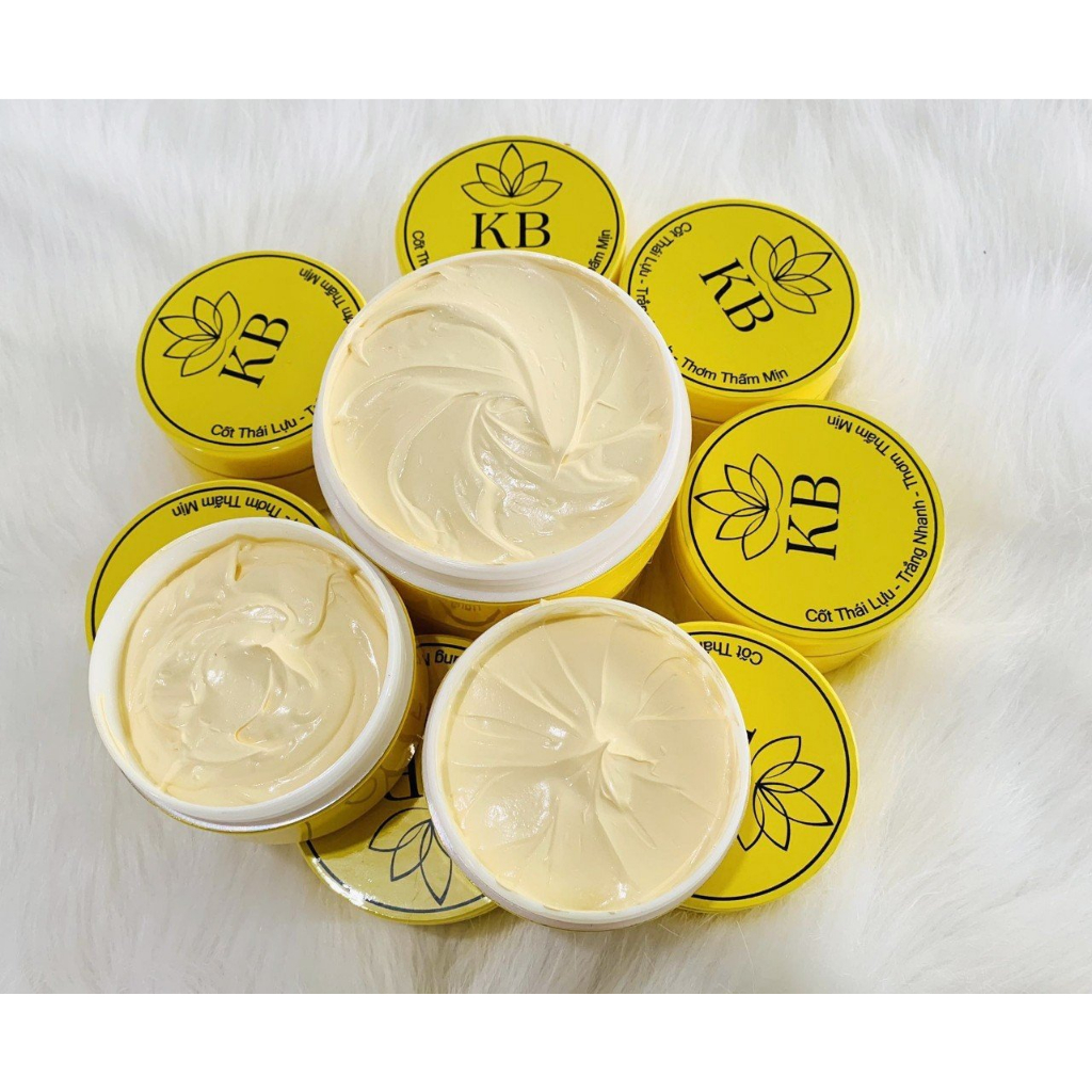 KEM BODY CỐT THÁI LỰU  50g 100g 200g loại mới lỏng hơn trắng nhanh hơn, ko bết rít