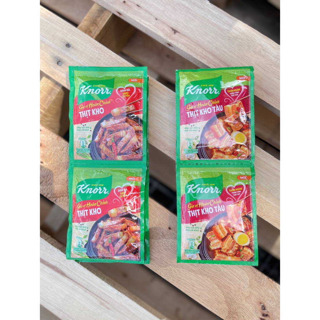 Hạt nêm Knorr  - Canh chua - Cá kho - Thịt kho - Thịt kho tàu