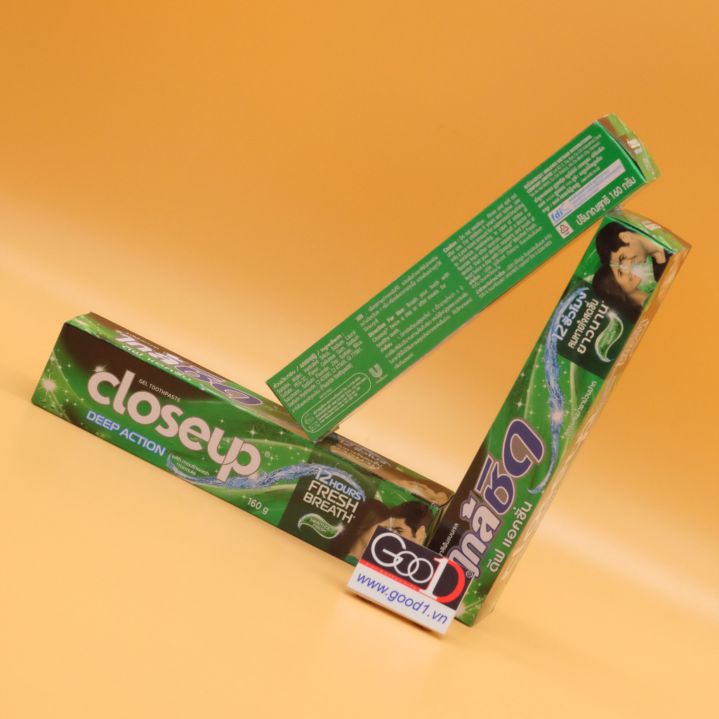 Kem Đánh Răng Closeup Thái Lan 30g- 160g Hương Bạc Hà The Mát