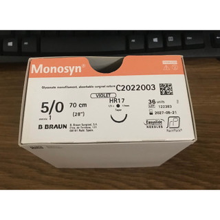 Chỉ phẫu thuật tự tan monosyn 5/0