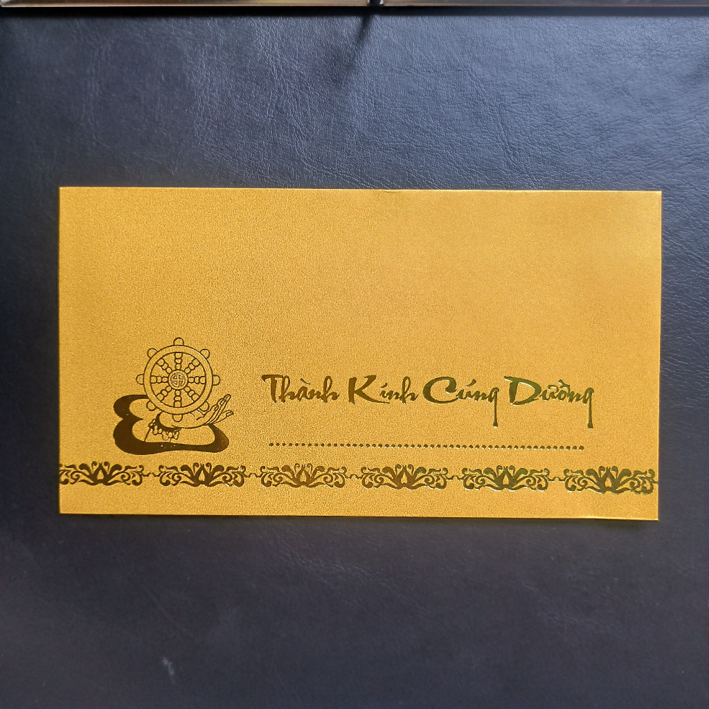 COMBO 10-20 BÌ THƯ THÀNH KÍNH CÚNG DƯỜNG GIẤY KIM TUYẾN