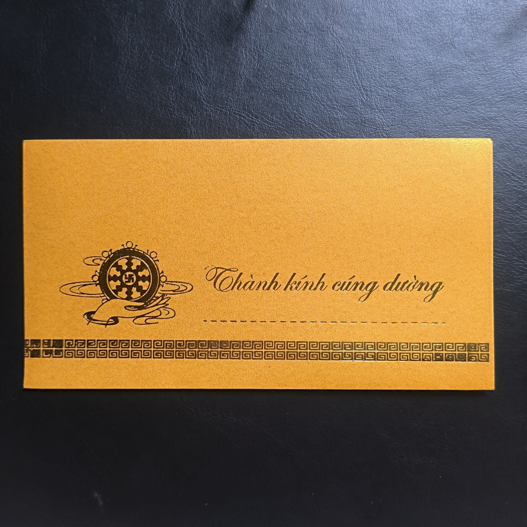 COMBO 10-20 BÌ THƯ THÀNH KÍNH CÚNG DƯỜNG GIẤY KIM TUYẾN