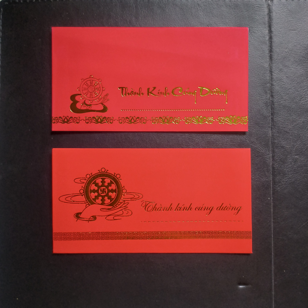 COMBO 10-20 BÌ THƯ THÀNH KÍNH CÚNG DƯỜNG GIẤY KIM TUYẾN