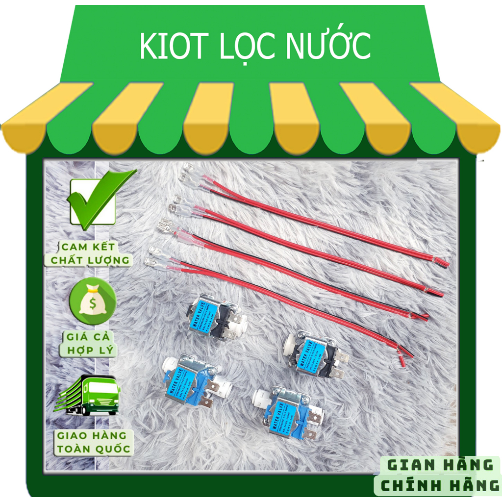 Van điện từ đấu nhanh 24v dùng cho máy lọc nước RO gia đình.