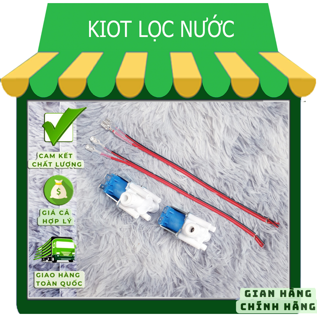 Van điện từ đấu nhanh 24v dùng cho máy lọc nước RO gia đình.