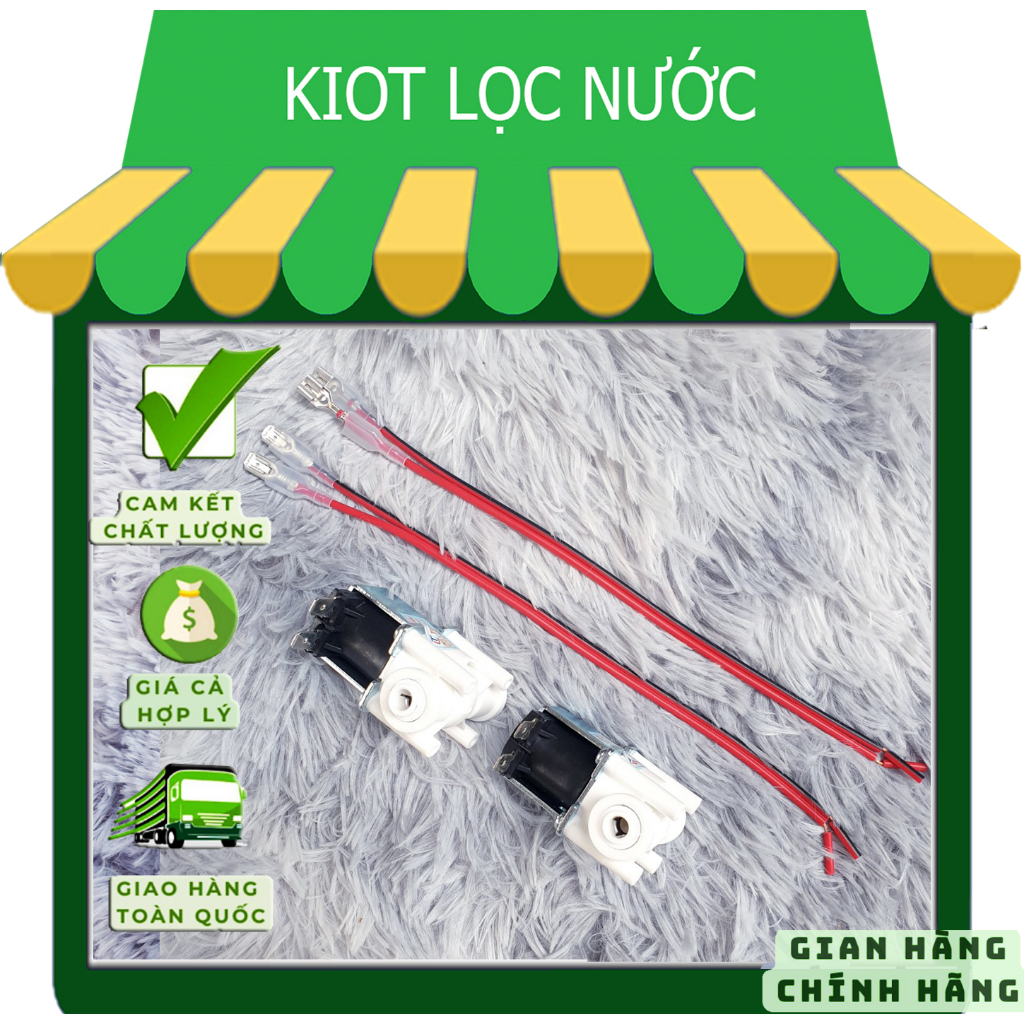 Van điện từ đấu nhanh 24v dùng cho máy lọc nước RO gia đình.