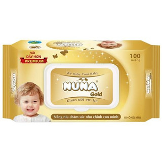 Khăn ướt nuna gold gói 100 miếng