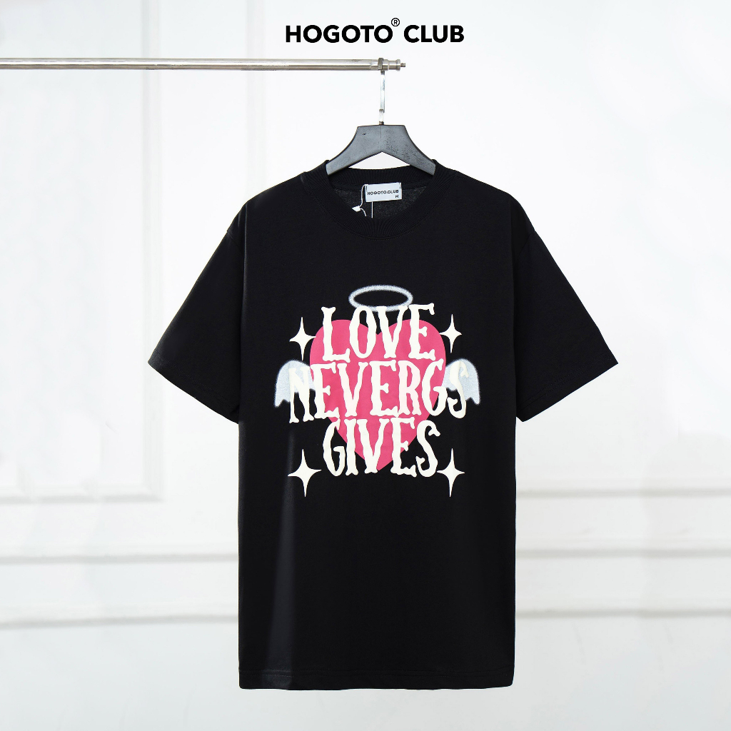 Áo thun Local Brand LOVE unisex 100% cotton - shop Hogotoclub - nam nữ from rộng oversize