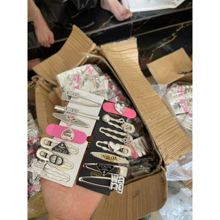 set 7 kẹp tóc Black Pink cực trend
